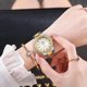 thumbnail image 2 of Relojes De Pulsera Para Mujer, Relojes De Diamantes De Cristal, Reloj De Acero Inoxidable Resistente Al Agua Eigraketly AP007365-02, 2 of 3