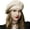 Beige, variant on Women Beret Hat French Wool Beret Beanie Cap Classic Solid Color Autumn Winter Hats