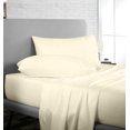 thumbnail image 2 of King Size 800 Thread Count Luxury Extrasoft 100% Egyptian Cotton 4 Piece Sheets Set in Hotel Quality Ivory Solid 21 Inch Deep Pocket, 2 of 5
