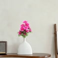 thumbnail image 2 of Artificial Azalea Flowers,Realistic Faux Spring Floral Stems, Outdoor Garden Patio Decor, Wedding Party Home Decoration Gift，Purple, 2 of 5
