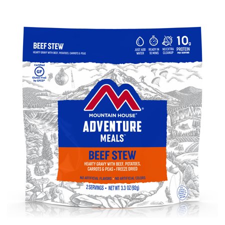 UPC: 0041133551458 | Mountain House Beef Stew  Freeze-Dried Food  2 Servings  GF