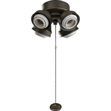 

350210NI-Kichler Lighting-9W 4 LED Turtle Fitter - with Traditional inspirations - 3.75 inches tall by 6.75 inches wide-Brushed Nickel Finish