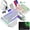 White, variant on XINMENG Wireless Gaming Keyboard and Mouse, Rainbow Backlit Rechargeable Keyboard Mouse 3800mAh Battery Metal Panel, Removable Hand Rest Mechanical Feel Gaming Mute Mouse for PC PS4 PS5 Xbox Gamers