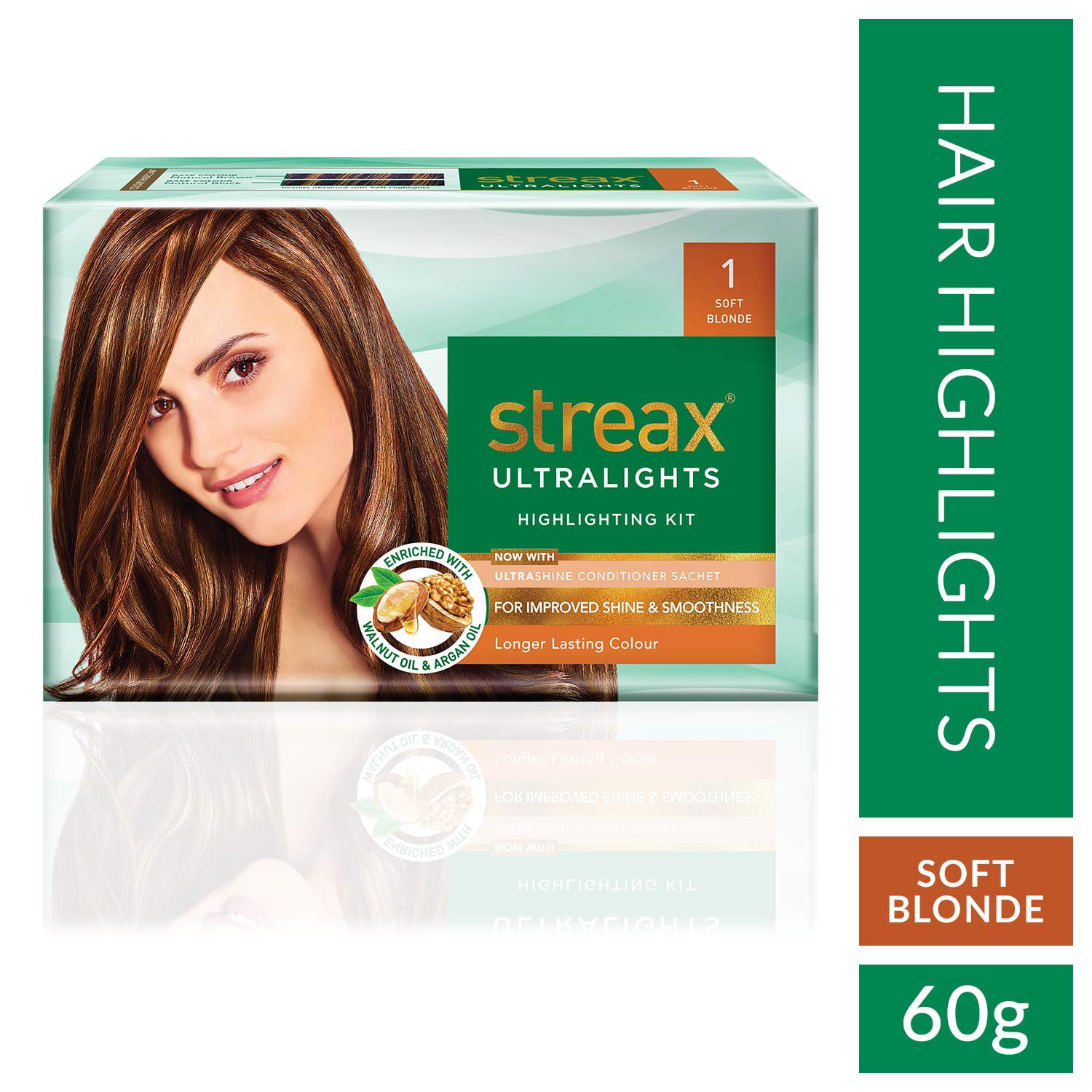 Streax Ultralights Hair Highlighting Kit, 60g (Pack of 3) - Soft Blonde -  