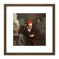 thumbnail image 1 of Van Beveren Portrait Of Louis Royer Painting 8X8 Inch Square Wooden Framed Wall Art Print Picture with Mount, 1 of 4