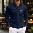 thumbnail image 2 of Fabrcox Mens Polo Shirts Long Sleeve Button Down Collared Golf Shirt for Men Regular Fit Casual Office Mens Dress Shirts with Chest Pocket XXXL, 2 of 8