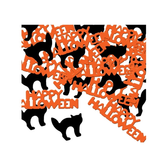 Fanci-Fetti Happy Halloween And Cat Confetti Celebration Party Decoration