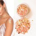 thumbnail image 1 of New Hybrid Sequins Glitter Round Colorful Glitter Pots Nail Face body Shadow Glitter Beauty Makeup Shinning Glitter Powder12 He Qiyong unisex, 1 of 1
