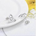 thumbnail image 2 of Fashion Trend Celtic Knot Women s Stud Earrings Light Luxury Jewelry Prom Party Dress Accessories Gift, 2 of 5