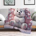 thumbnail image 2 of Bear Blanket, 3D Printed Flannel Throw Blanket,Super Soft Cozy Fuzzy Warm, 2 of 8