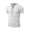 White, variant on jsaierl Men's Short Sleeve Henley Shirts Solid Color Button V Neck Muscle T-shirts Summer Casual Slim Fit Gym Sweatshirt