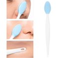 thumbnail image 6 of 2Pcs Lip Scrub Brush,Silicone Face Mask Brush for Face,Lip Exfoliator Brush,Double-Sided Silicone Exfoliating Lip(Green), 6 of 6