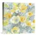 thumbnail image 1 of Global Gallery Albena Hristova 'Buttercups II Turquoise' Canvas Wall Art, 1 of 4