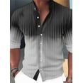 thumbnail image 1 of Camisa de solapa con botones y manga larga para hombre, moda urbana retro de verano, diseños de diseñador para hombre, ropa cómoda, 1 of 6