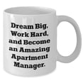 thumbnail image 2 of Gifts from Friends and Family for Amazing Apartment Managers - White Coffee Mug with Inspirational Quote, Perfect Christmas Unique Gift, 2 of 6