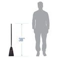 thumbnail image 2 of ZAWkirJ BWK951BP Flag Tipped Bristle 37 in. - 38 in. Length Lobby Broom - Natural/Black (1 Dozen), 2 of 6
