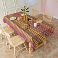 thumbnail image 6 of Boho Bohemia Geometric Line Art Rectangle Tablecloth 60"x102",Waterproof Polyester Rectangle Table Cloth, Wipeable Spillproof Polyester Tablecloth for Dining, Camping, Indoor and Outdoor, 6 of 6