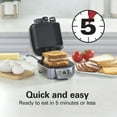 thumbnail image 3 of Hamilton Beach Sandwich Stacker, Hot Sandwich Maker, Compact Storage, 3 of 10