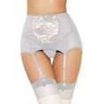 thumbnail image 6 of [BRAND FACTORY PRICE!]Ladies New Lace Garter Belt Thong Underwear Xl Underwear Suit Mesh Suspender Belt Thong Panties, 6 of 8