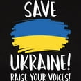 thumbnail image 3 of CafePress - Save Ukraine Raise Your Voices Women's Dark T Shir - Women's Traditional Fit Dark T-Shirt, 3 of 4