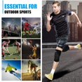 thumbnail image 4 of Rodillera gruesa antideslizante para evitar colisiones, cálida y antideslizante, para fútbol, ​​yoga, danza, trabajo, jardinería (2 unidades, negro), 4 of 5