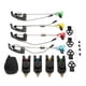 thumbnail image 4 of Alarma de mordedura de Lixada Pesca inalámbrica Alarmas Bite Set Digital Kit de alarma de la pesca 1 Receptor Plus 4 alarmas para pesca de la carpa Con 4pcs pesca de la carpa Swinger Swinger LED ilumi Lixada Alarma de mordedura de, 4 of 7