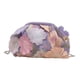 thumbnail image 3 of Bolso de mano tipo clutch con bordado floral y cadena extraíble para mujer. Púrpura, 3 of 9