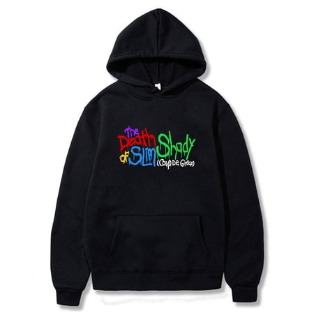 Eminem The Death of Slim Shady Album Hoodie Long Sleeve Streetwear Women Men Hooded Sweatshirts