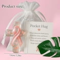 thumbnail image 3 of Breast Cancer Awareness Pocket Hug With Ribbon Encouragement Card Pocket Hug Stress Inspirational, 3 of 8