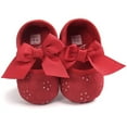 thumbnail image 6 of Girls' Shoes Baby Girls Princess Bowknot Soft Sole Cloth Crib Shoes Sneaker Save Big, 6 of 9