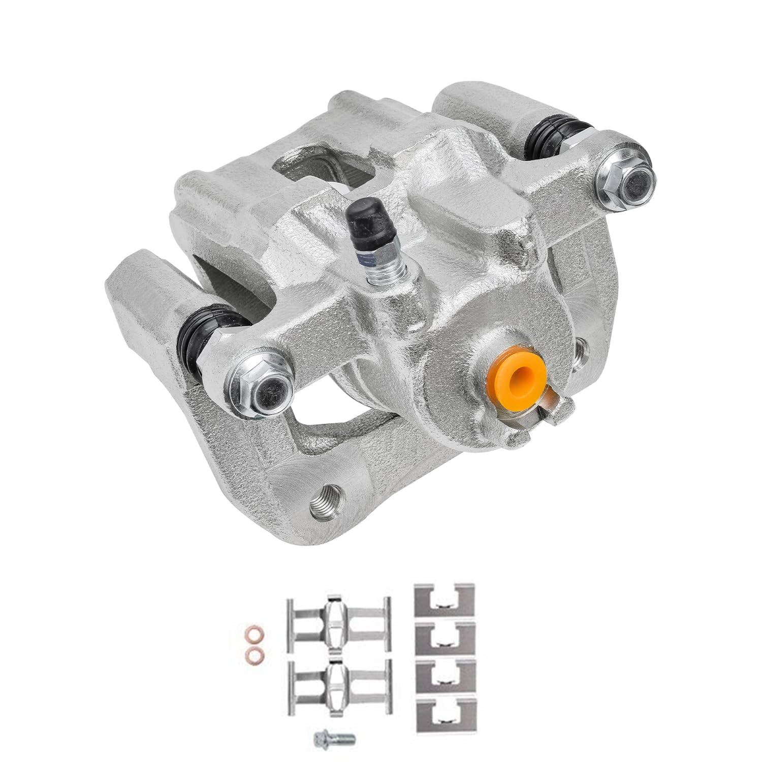 Detroit Axle - Rear Brake Calipers for 2003-2011 Honda Element 2001-2003 CL 1999-2008 TL Disc Brake Calipers with Bracket Replacement [Metal Piston Only Option Available]