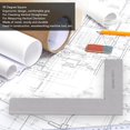 thumbnail image 3 of Right Angle Ruler, Glossy Finish Comfortable Grip 90 Degree L Square 150x100mm  For Industrial Machine Tools, 3 of 8