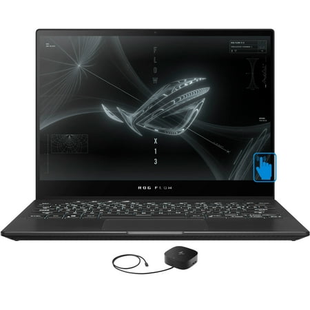 ASUS ROG Gaming/Entertainment Laptop (AMD Ryzen 9 6900HS 8-Core, 13.4in 120Hz Touch Wide UXGA (1920x1200), GeForce RTX 3050 Ti, Win 10 Pro) with G2 Universal Dock