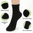 thumbnail image 2 of 12-Pairs Women's Socks Ankle Soft Moisture-Wicking Value Sock, Women Size 8-12 Cotton Black, 2 of 8