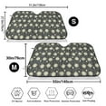 thumbnail image 3 of Balery Daisies Flowers Print Car Windshield Sun Shade,Windshield Sunshade for Car Pickup Truck SUV Accessories-Small, 3 of 7