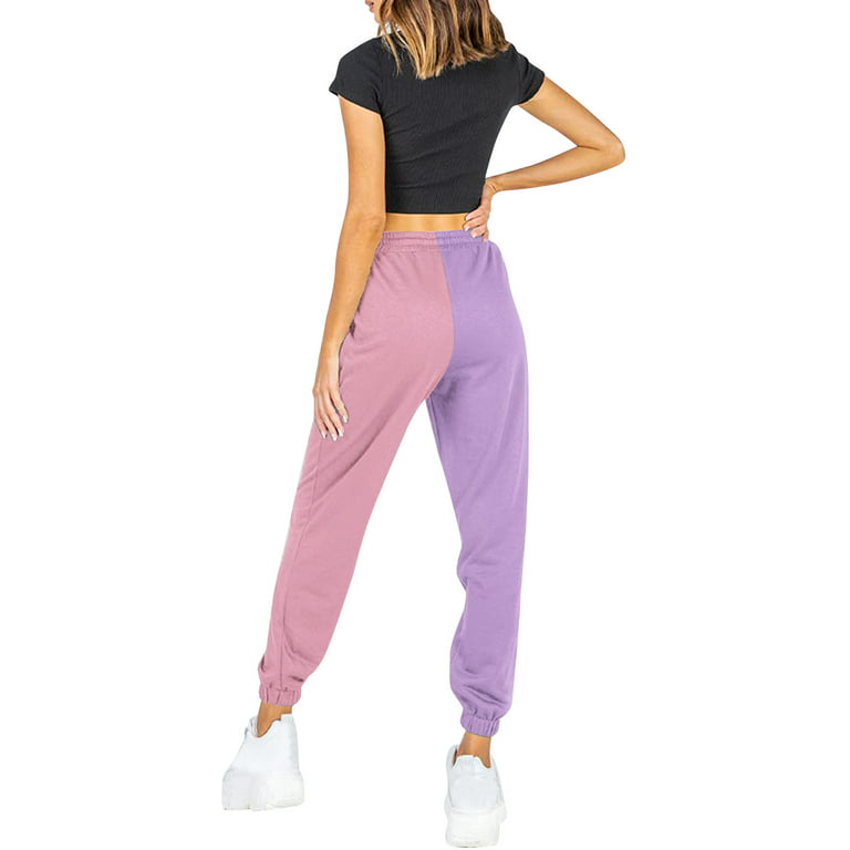 ASEIDFNSA Pantalones De Trabajo Para Mujer Business Casual Pants for Women  Tall Women Pocket Trouser Sweatpants Printed Comfy High Waisted Workout  Casual Joggers Pants 