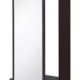 thumbnail image 4 of Benjara BM211137 Mirror & Wood Hall Tree with Hanging Rod & Casters - Brown & Silver, 4 of 5