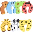 thumbnail image 1 of Amortiguador de tope de puerta, protector de dedos de seguridad para niños, tope de puerta de espuma, protector de dedos antipellizcos, tope de puerta y ventanas evitan que las mascotas del bebé qued TUNC Sencillez, 1 of 5