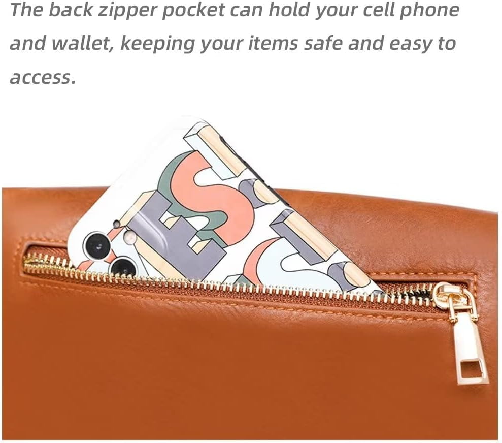 MMYGU Sling Bag for Women Vintage PU Leather Crossbody Bag Roomy Shoulder Purse Designer Fanny Pack with Chain Strap