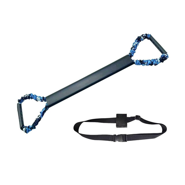 koolsoo Boxing Resistance Band with Foam Handles Pulling Rope Exercise Band for Punching Blue
