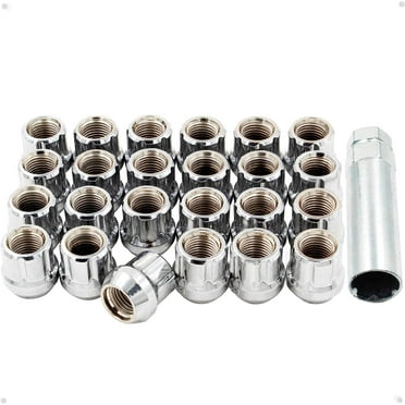 McGard 28017 Chrome Bolt Style Radius Seat Locks (M14 x 1.5 Thread Size ...
