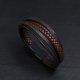 thumbnail image 5 of GOOHOCHY 2 unids hombres pulsera PU Braidy Pulsera Estilo étnico Brazalete Joyería de Mano Mano, 5 of 7