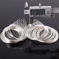 thumbnail image 6 of BENECREAT 500 Loop Silver Jewelry Memory Beading Wire Bangle Bracelet Wire for Bracelet DIY Jewelry Making - 22 Gauge 60mm, 6 of 7