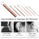thumbnail image 5 of 6pcs / set Kits de limpieza de oídos Cureta removedora de cera de acero inoxidable TFixol  Natural, 5 of 7