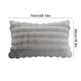 thumbnail image 3 of Plush Fluffy Pillow Cover Long Pile Bubbled Soft Faux Fur Pillowcase Standard Size with Zipper for Bedroom Living Room Couch Decor Cozy Home, 3 of 6