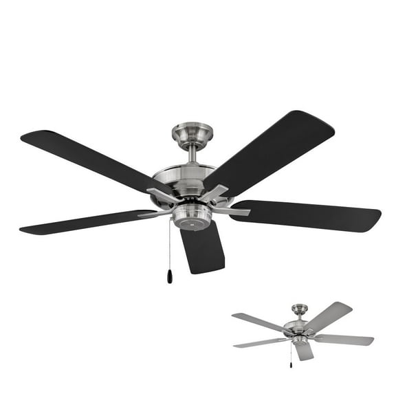 52 Inch 5 Blade Ceiling Fan-Brushed Nickel Finish Hinkley Lighting 903352Fbn-Nia