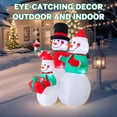 thumbnail image 5 of Inadays Christmas Inflatables Decorations Indoor Outdoor 6FT Snowman Family Blow Up with LED Lights Xmas Decor Lawn Yard Patio Garden Christmas Decoration Festive Holiday Spirit, 5 of 7