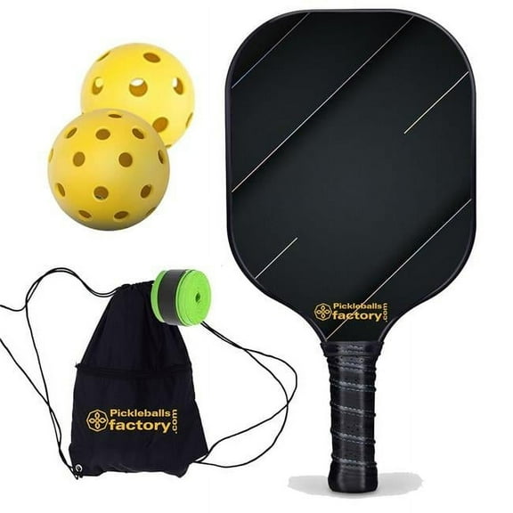 Pickleball Factory PB00057-12-C Pickleballtournament Paddle - Xuanqing Top Pickleball Paddles 2021, Best Pickleball Racket for Beginners, Carbonfiber Graphite
