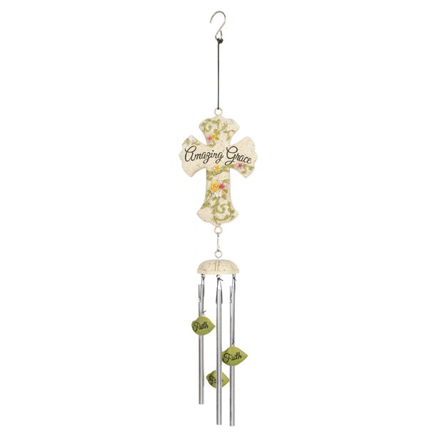 Carson Home Accents Amazing Grace 16.5 in. Garden Wind Chime Walmart