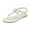 White, variant on Mostsola Womens Sandals Bow Flip Flops Summer Flats Elastic Ankle Strap Casual Dress Shoes